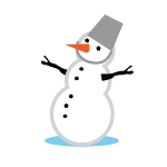стикер:Снеговик